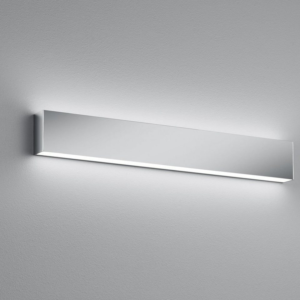 click-licht Spiegelleuchte LED Wandleuchte Vis in Chrom und  Transparent-satiniert 24W 1500lm, keine Angabe, Leuchtmittel enthalten: Ja,  fest verbaut, LED, warmweiss, Badezimmerlampen, Badleuchte, Lampen für das  Badezimmer