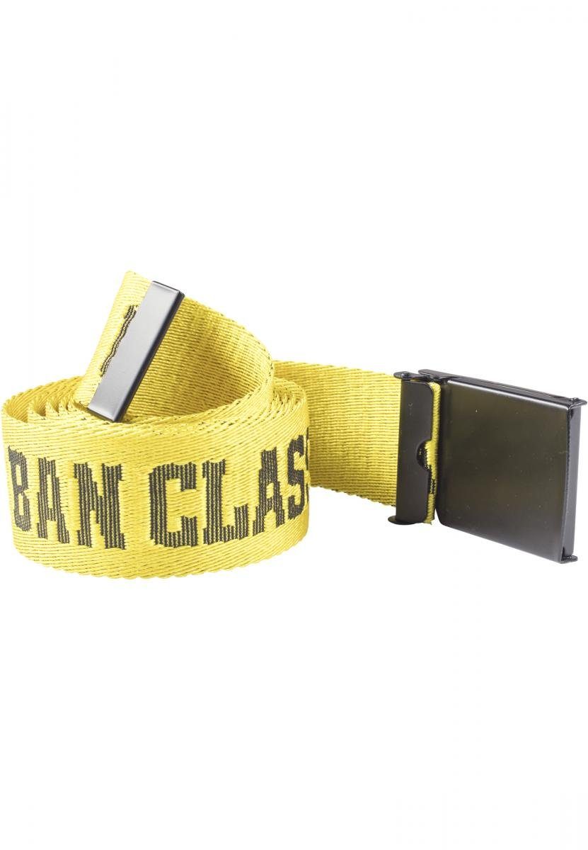 URBAN CLASSICS Hüftgürtel Logo Jaquard Accessoires black-yellow-black Belt