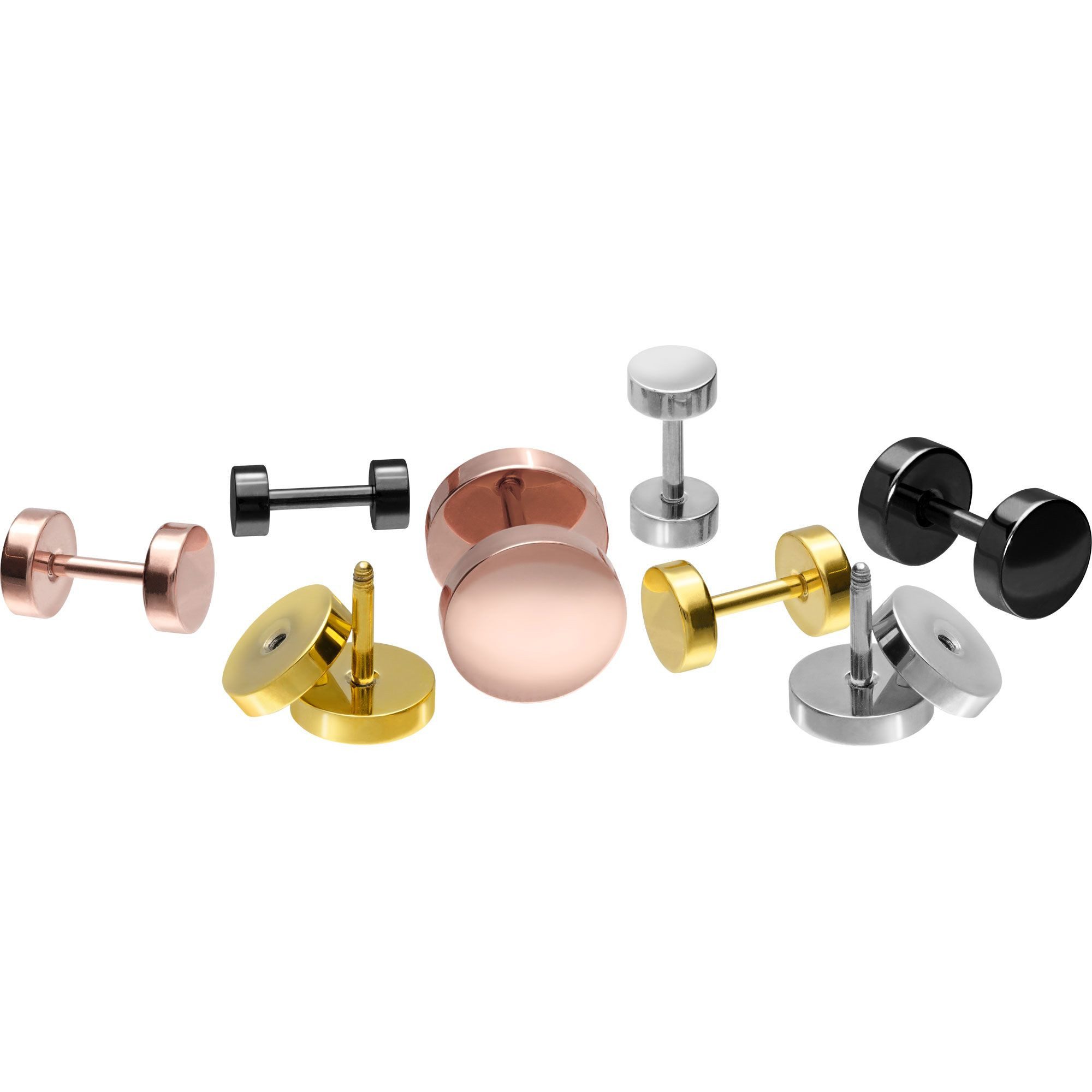 PIERCINGLINE Fake-Ear-Plug Chirurgenstahl Fake Plug (Fake Plugs, 1-tlg)