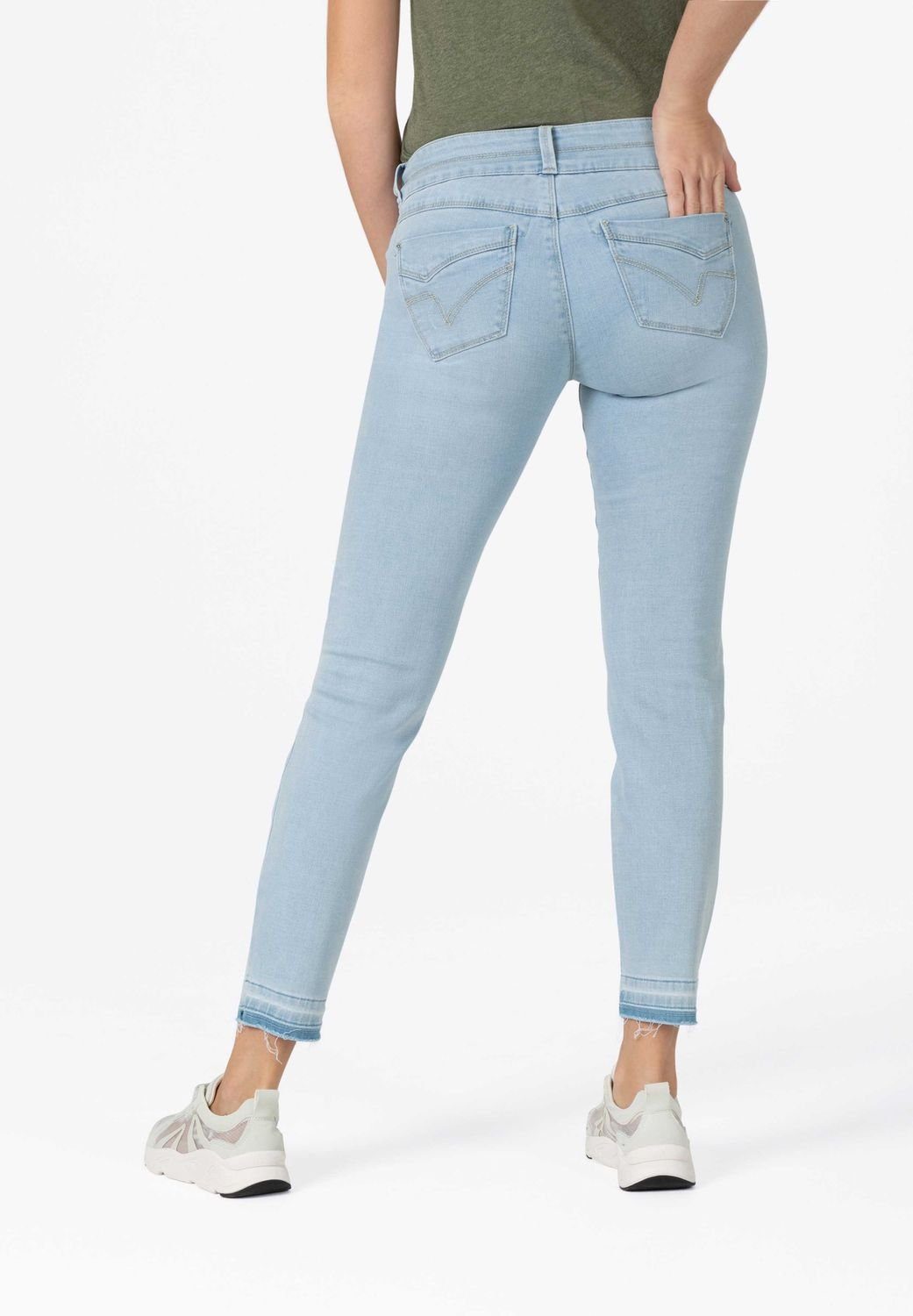 Damen Jeans TIMEZONE Slim-fit-Jeans SLIM ENAYTZ 7/8 mit Stretch