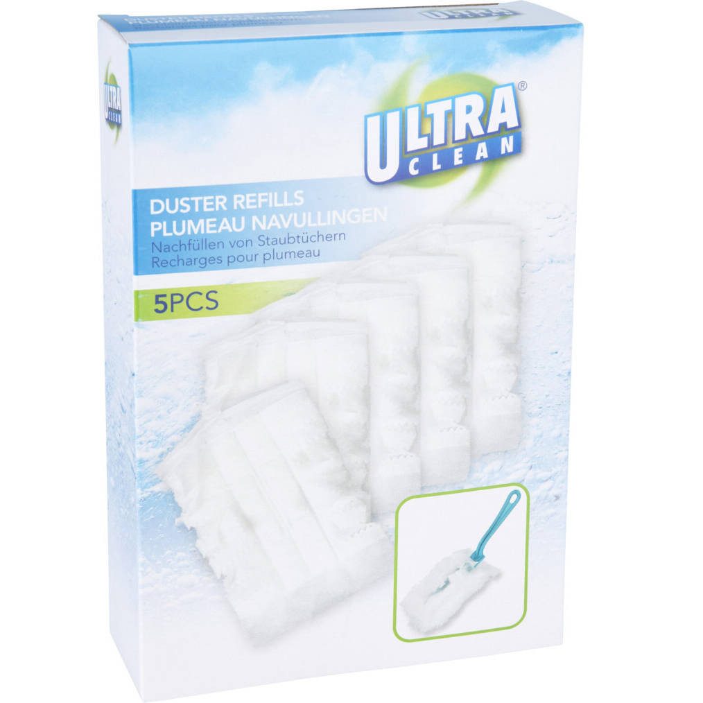 Ultra Clean Reinigungsbürste Staubbesen, 5 Ersatzköpfen, Badezimmer in allen Wohnstilen, (Reinigungsbürste)