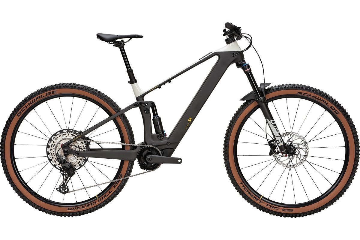 Bulls E-Bike Bulls Sonic AM-SX 1 400 Wh grau 2026, 12 Gang Shimano Deore RD-M6100, Kettenschaltung, Bosch Performance Line SX smart System, 400 Wh