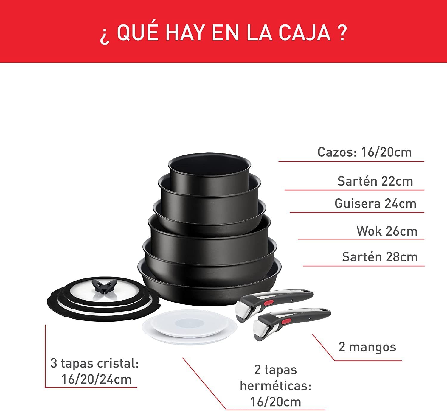 Tefal Topf-Set 13-er Set Ingenio Unlimited On L3959243