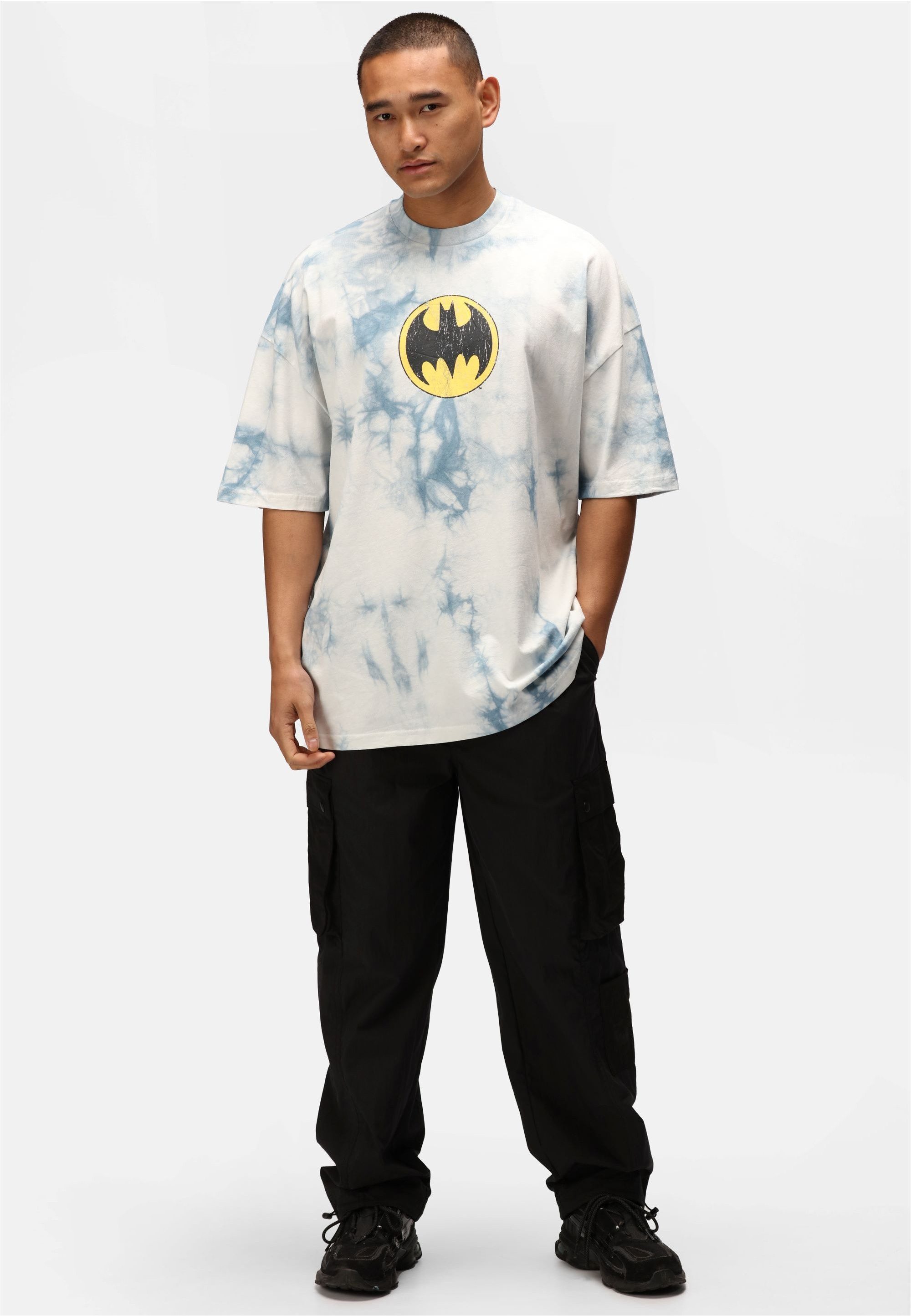 Recovered T-Shirt Batman Split Graphic (1-tlg) mit coolem Batman-Print