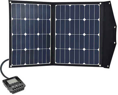 Phaesun Solarmodul »Module Kit Phaesun Fly Weight 90 Premium«, 90 W, Monokristallin, (Komplett-Set, 2-St), inklusive Laderegler