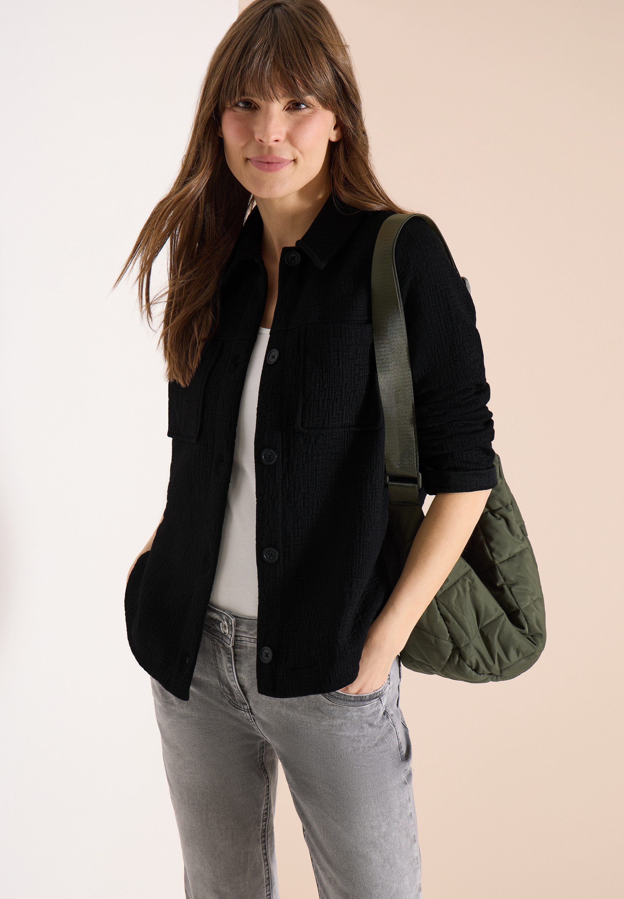 CECIL Kurzjacke mit Struktur-Optik