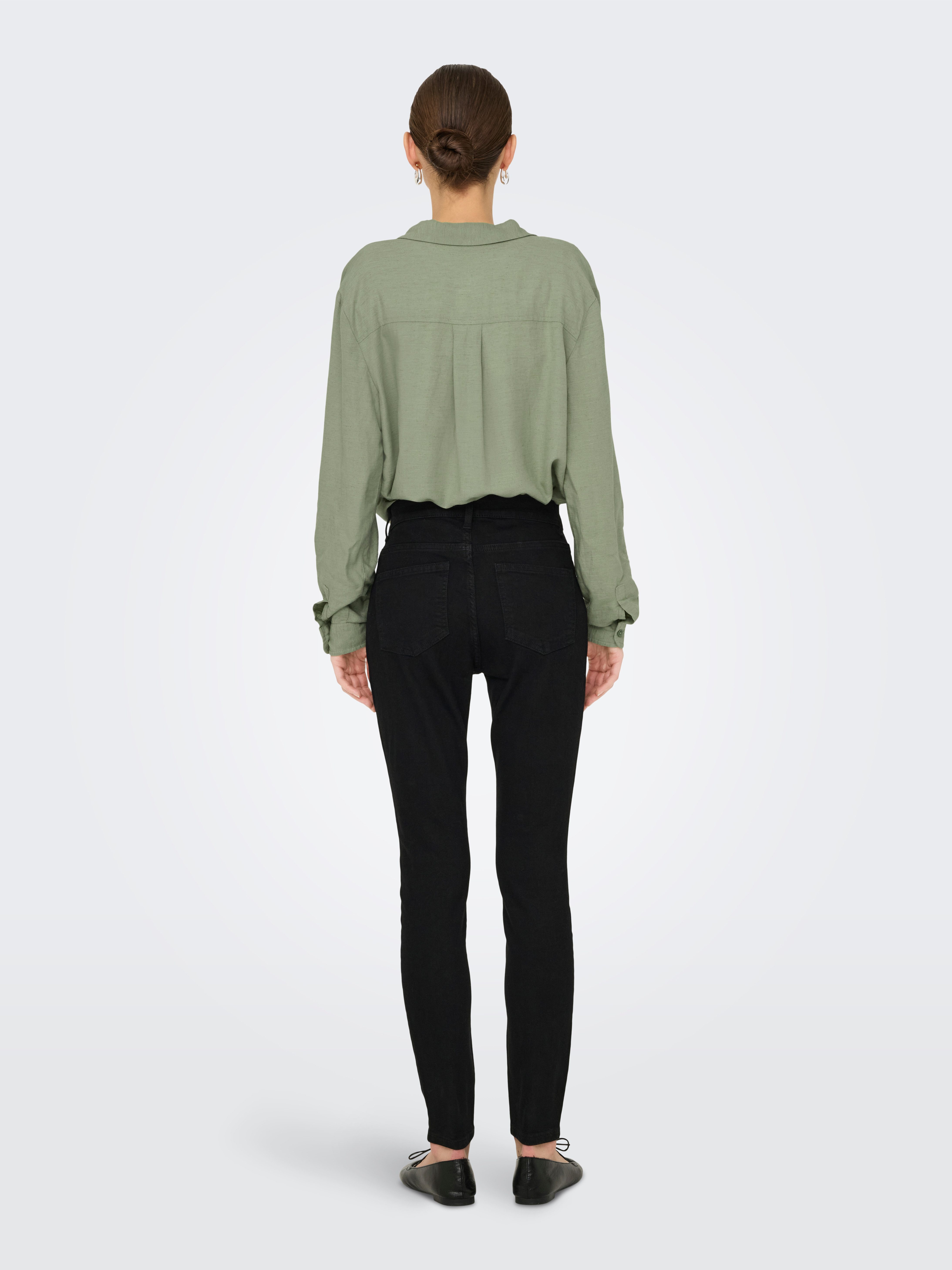 JDY Skinny-fit-Jeans JDYMOON HW SKINNY JEANS BLACK DNM NOOS