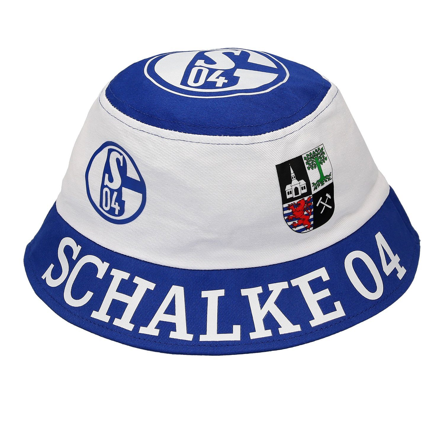FC Schalke 04 Schalke weiß Fischerhut 04 Fischerhut & blau FC