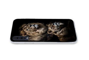 MuchoWow Handyhülle Löwe - Löwin - Porträt, Handyhülle Samsung Galaxy A50, Smartphone-Bumper, Print, Handy