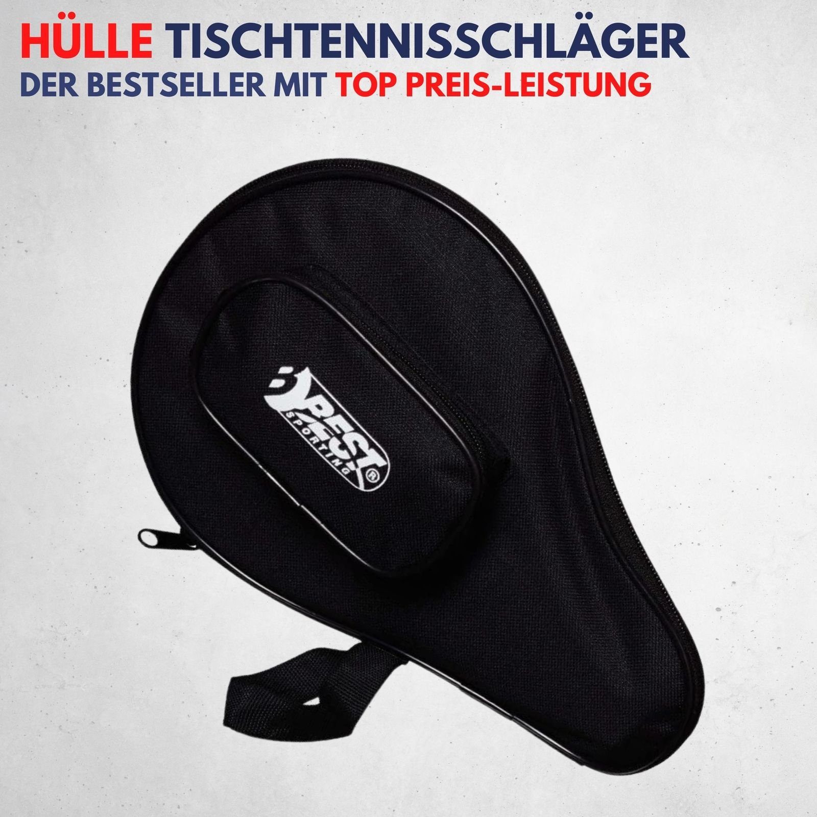 - Tischtennissets Best FAMILY Set Schläger, Tennis (9-teiliges I Tischtennisschläger Set Tischtennis 4 Taschen wertiges I 4 Tischtennisbälle Table Sporting und 1* Racket)