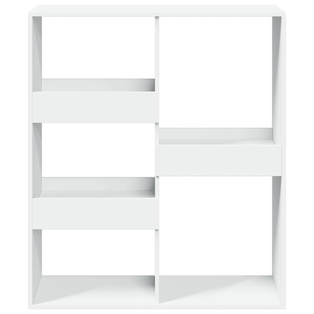 vidaXL Bücherregal Bücherregal/Raumteiler Weiß 100x33x115 cm, 1-tlg. – Bild 4 von 5
