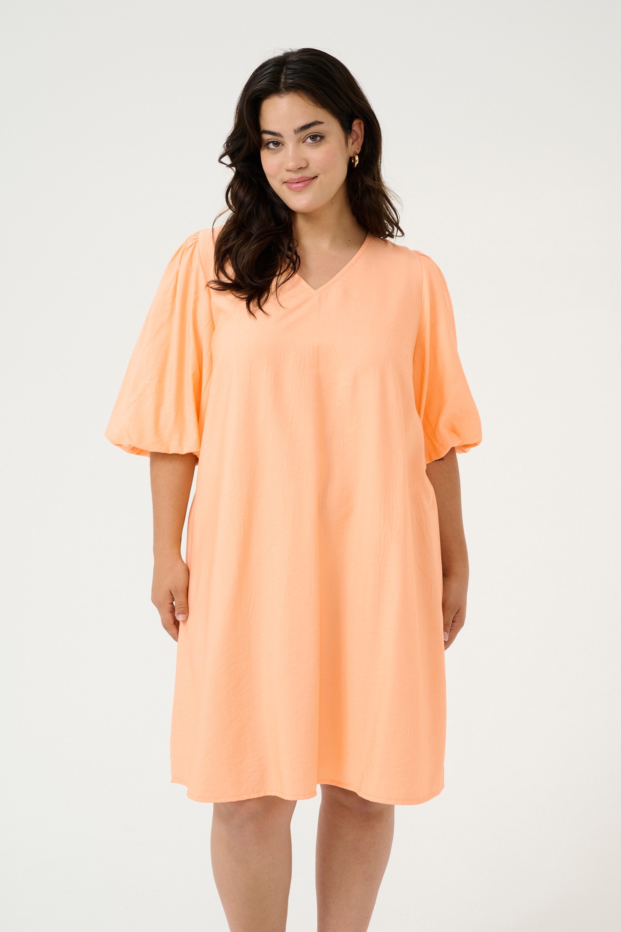 KAFFE Curve Blusenkleid Kleid KCgabbi Große Größen