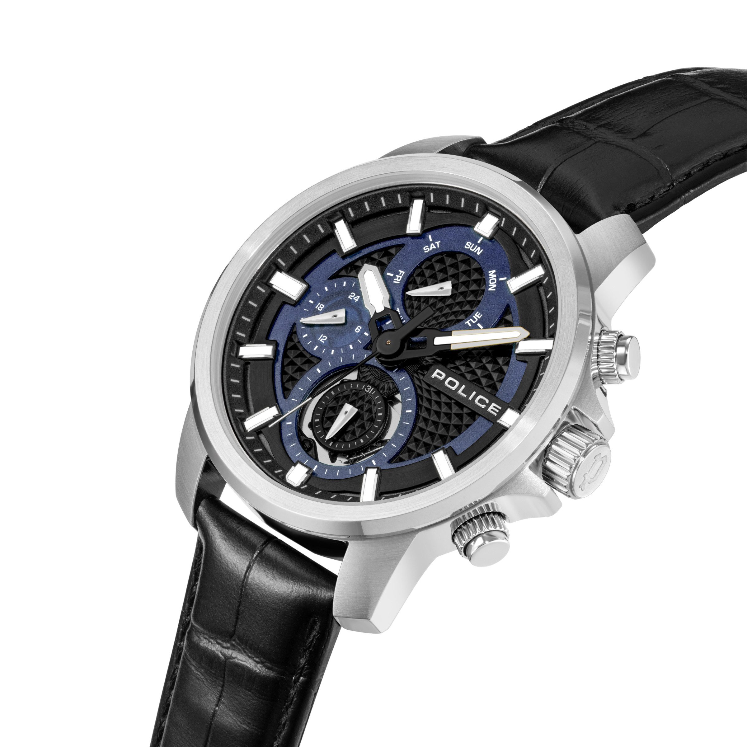 Police Quarzuhr Quarzuhr Herrenuhr 43 x 50 Quarz Herren