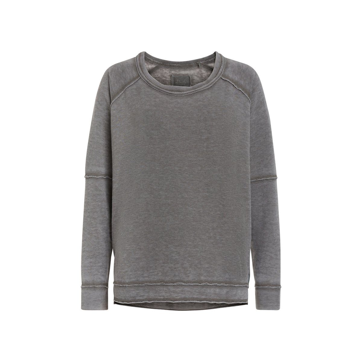 DAILY´S Sweatshirt grau regular (1-tlg) Loft