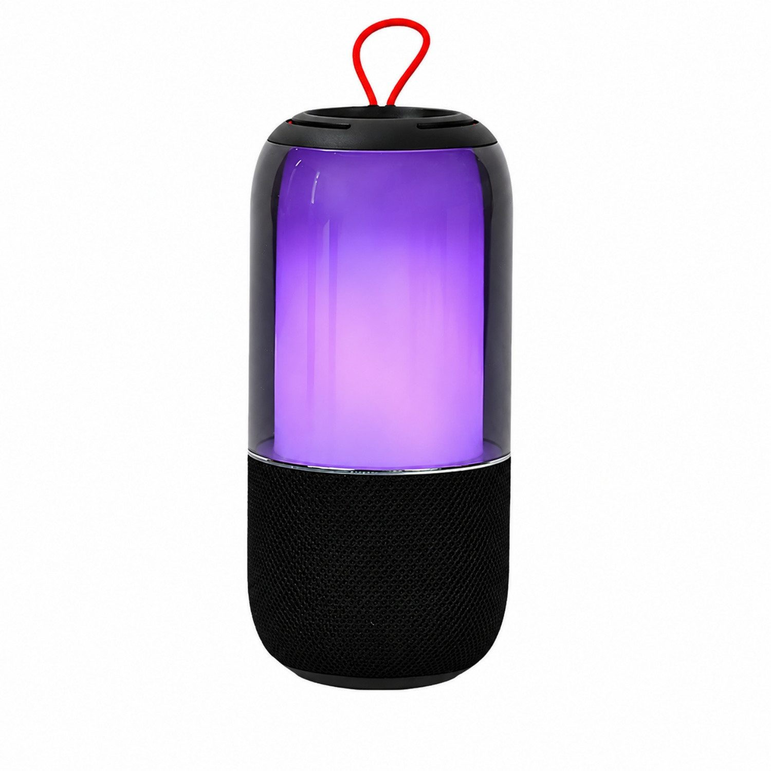 ANYSUN Musikbox, tragbar, Lautsprecher, RGB-Licht, Outdoor,1500 mAh Akku, Bluetooth-Lautsprecher 1.0 (Bluetooth 6,0, 5 W, 1Stuck,Bluetooth,Party-Lautsprecher,Geeignet für Wanderungen im Freien)