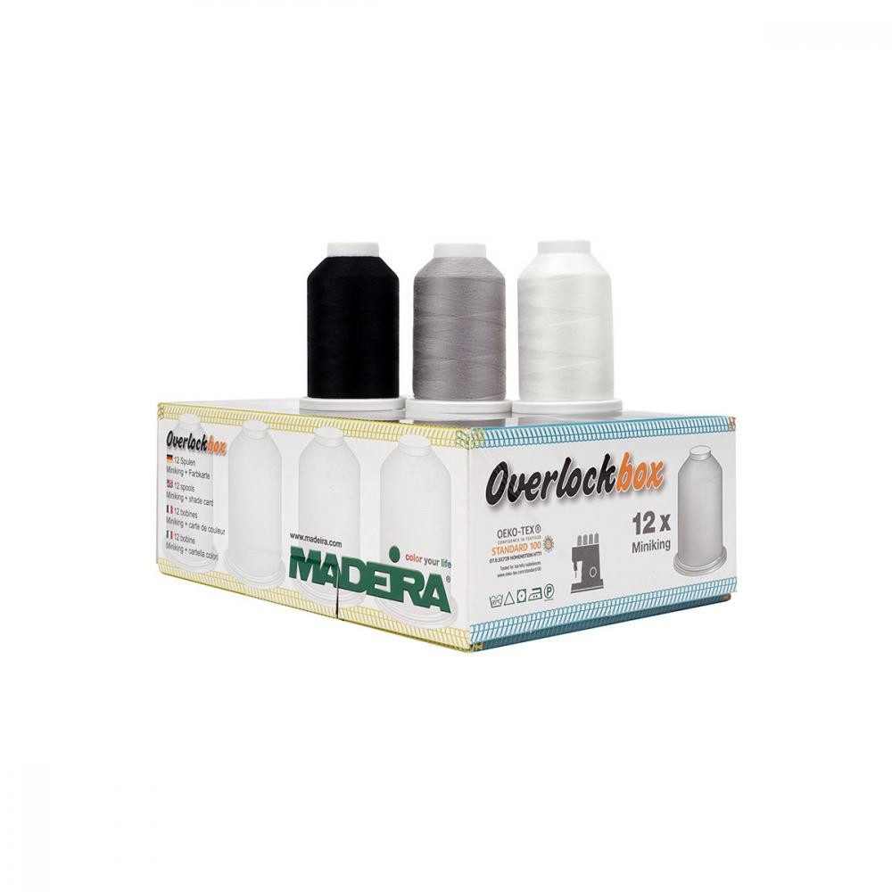 Madeira - Aerolock + Aeroflock Overlockbox 12 Konen Overlockgarn – Bild 4 von 4