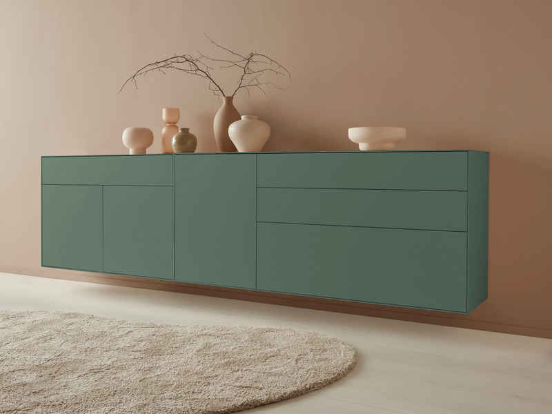 LeGer Home by Lena Gercke Sideboard Essentials (2 St), Breite: 279cm, MDF lackiert, Push-to-open-Funktion