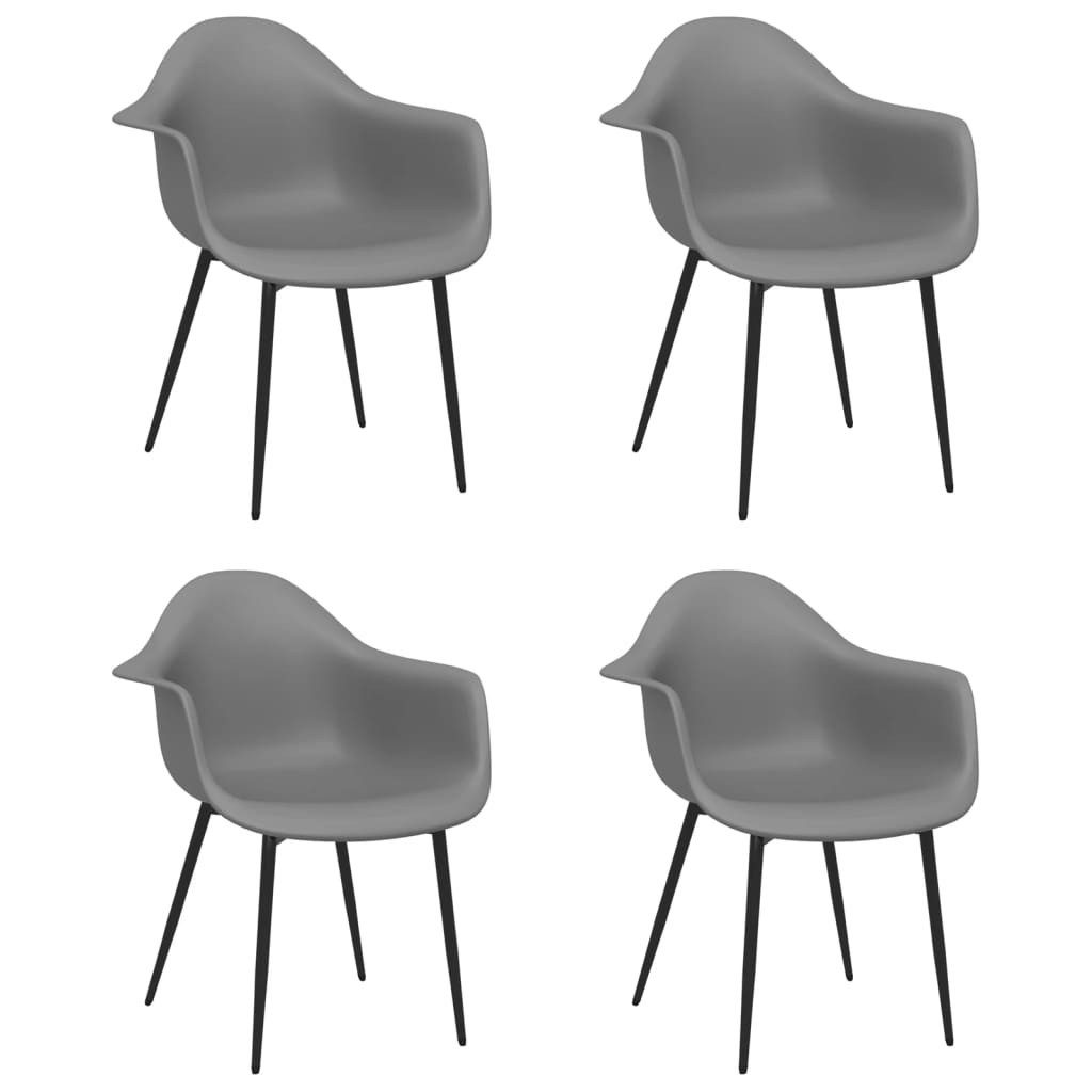 DOTMALL Esszimmerstuhl (4 St), Kunststoff Metallbeine, günstig online kaufen