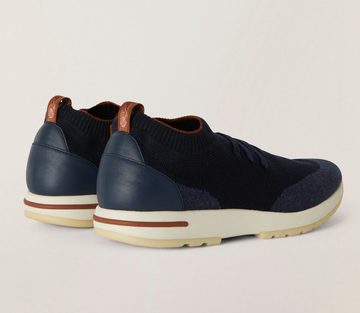 Loro Piana LORO PIANA 360 Flexy Walk Leather-Trimmed Wish® Wool Sneakers Shoes S Sneaker