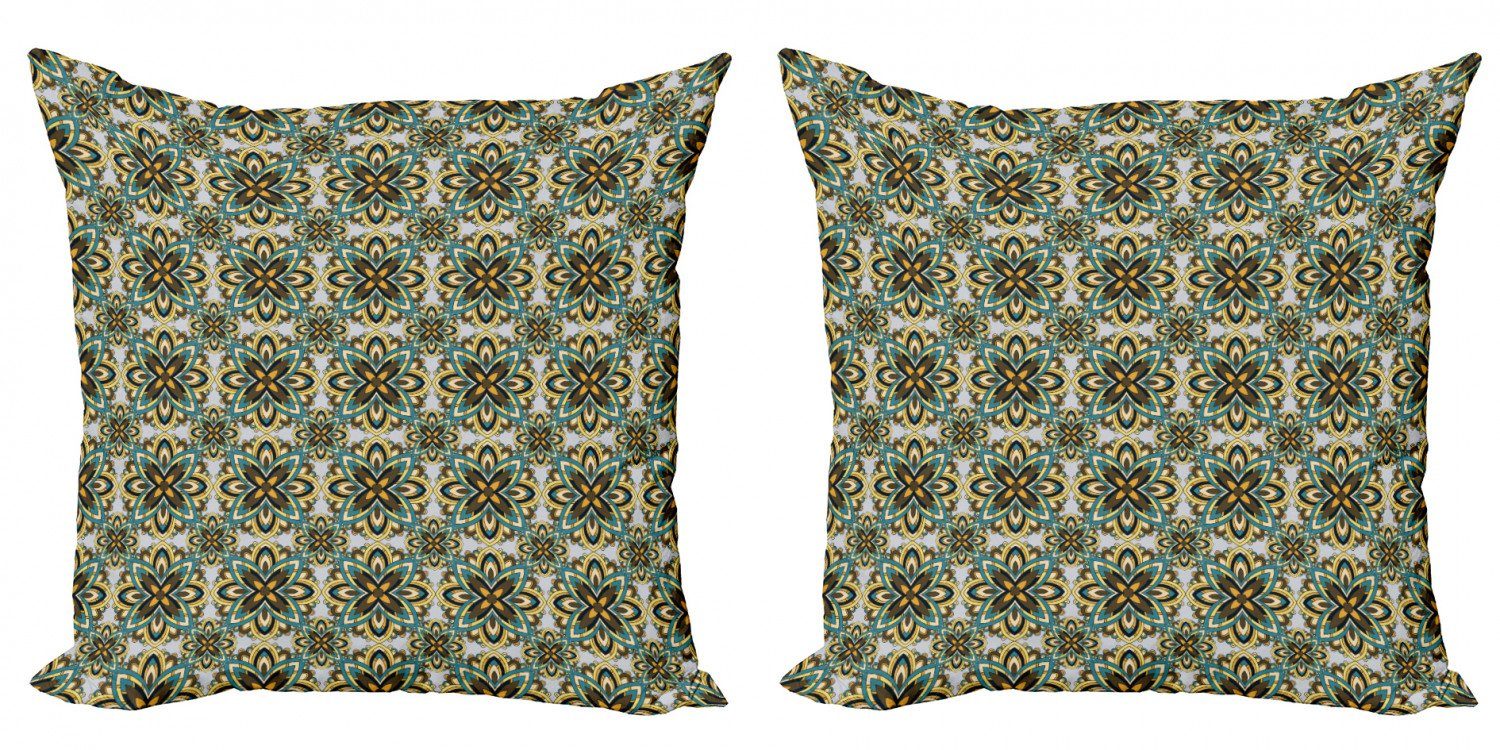 Doppelseitiger Kissenbezüge Accent (2 Motiv-Muster Mandala Modern Digitaldruck, Stück), Abakuhaus