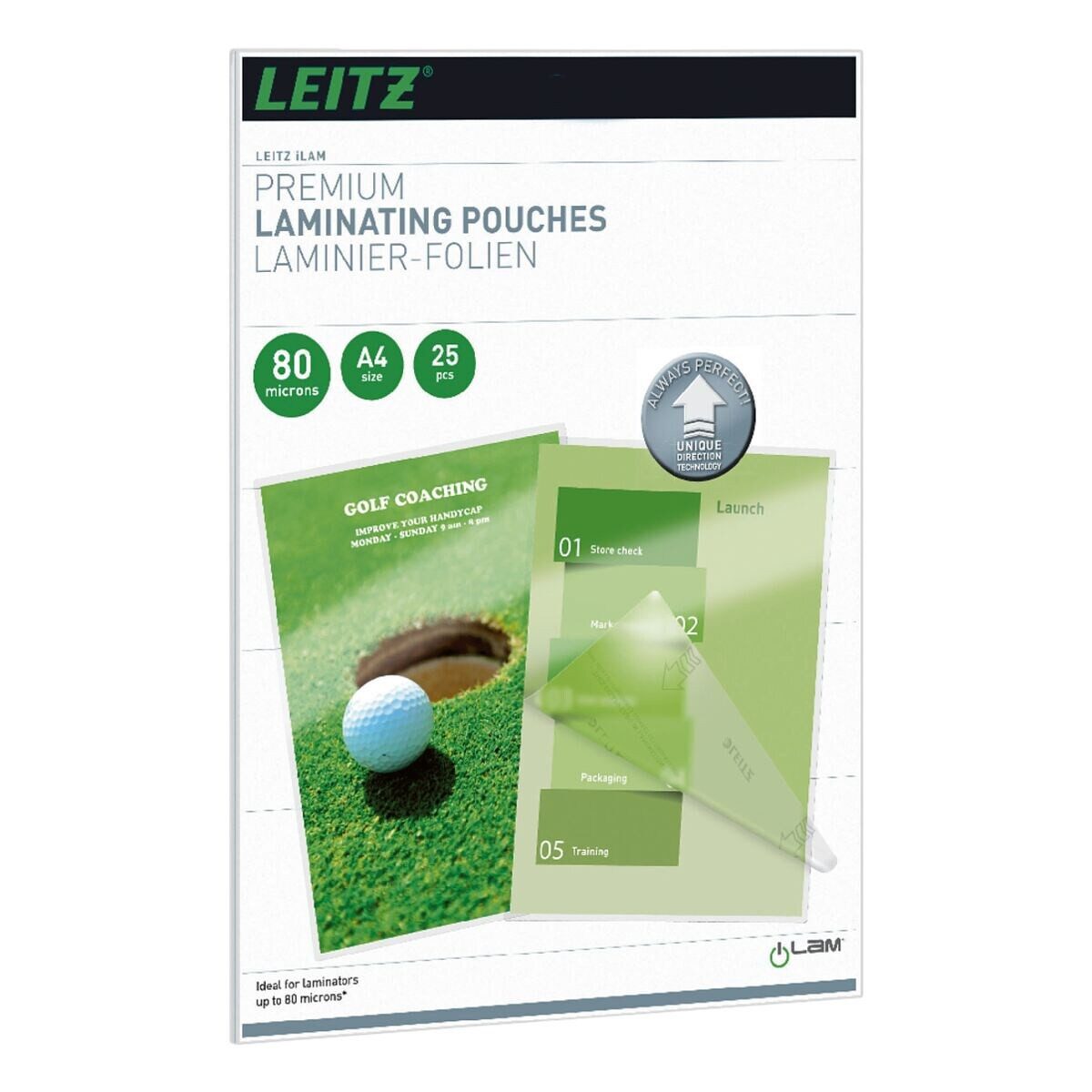 LEITZ Laminierfolie iLAM UDT, A4, 80 mic, glänzend