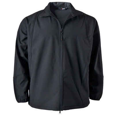 ABRAXAS Softshelljacke Große Größen Herren Softshelljacke Arosa schwarz Marc&Mark by Abraxas