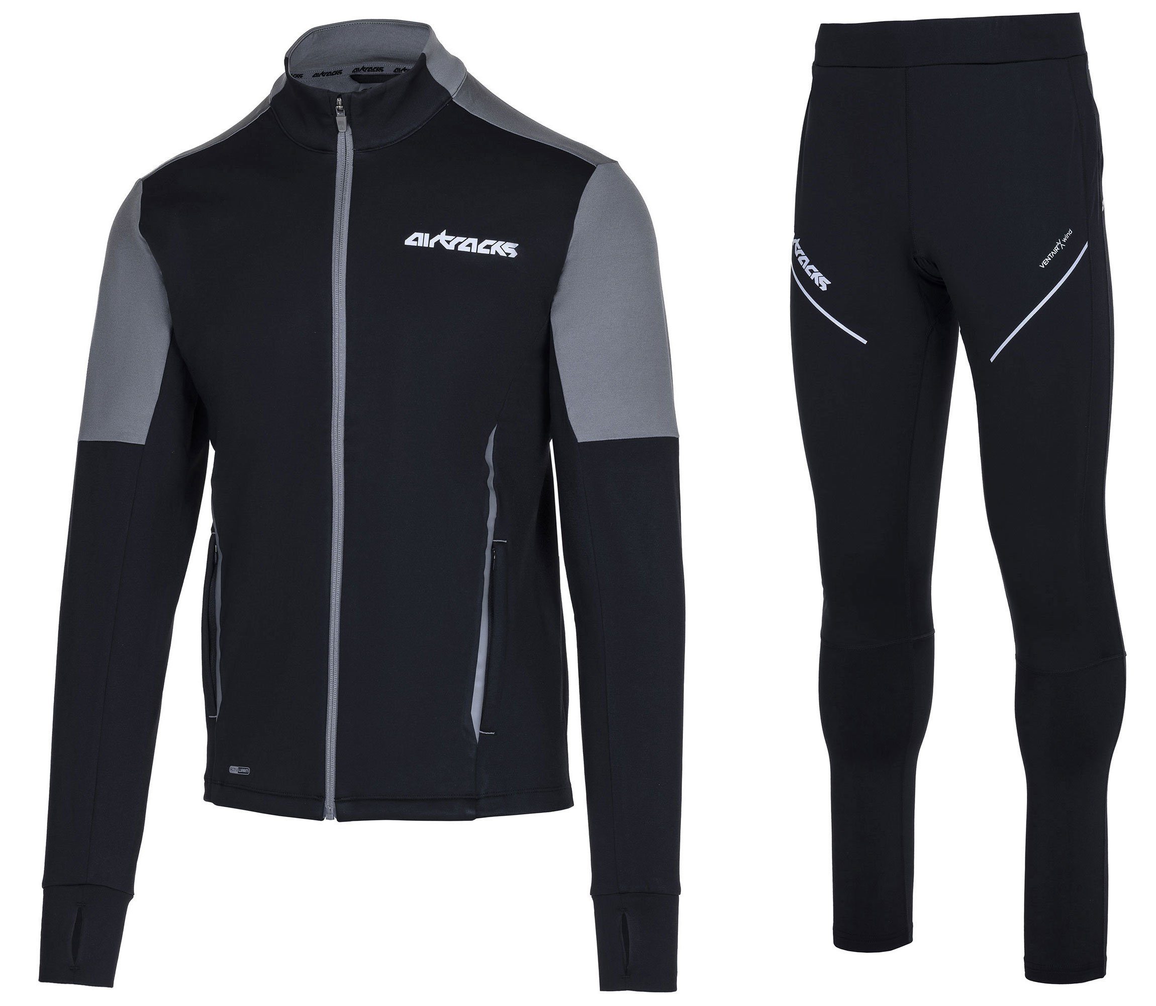 schwarz-grau
