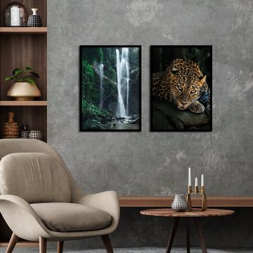 Close Up Poster Dschungel Kunstdruck Set Din A3 29,7 x 42 cm