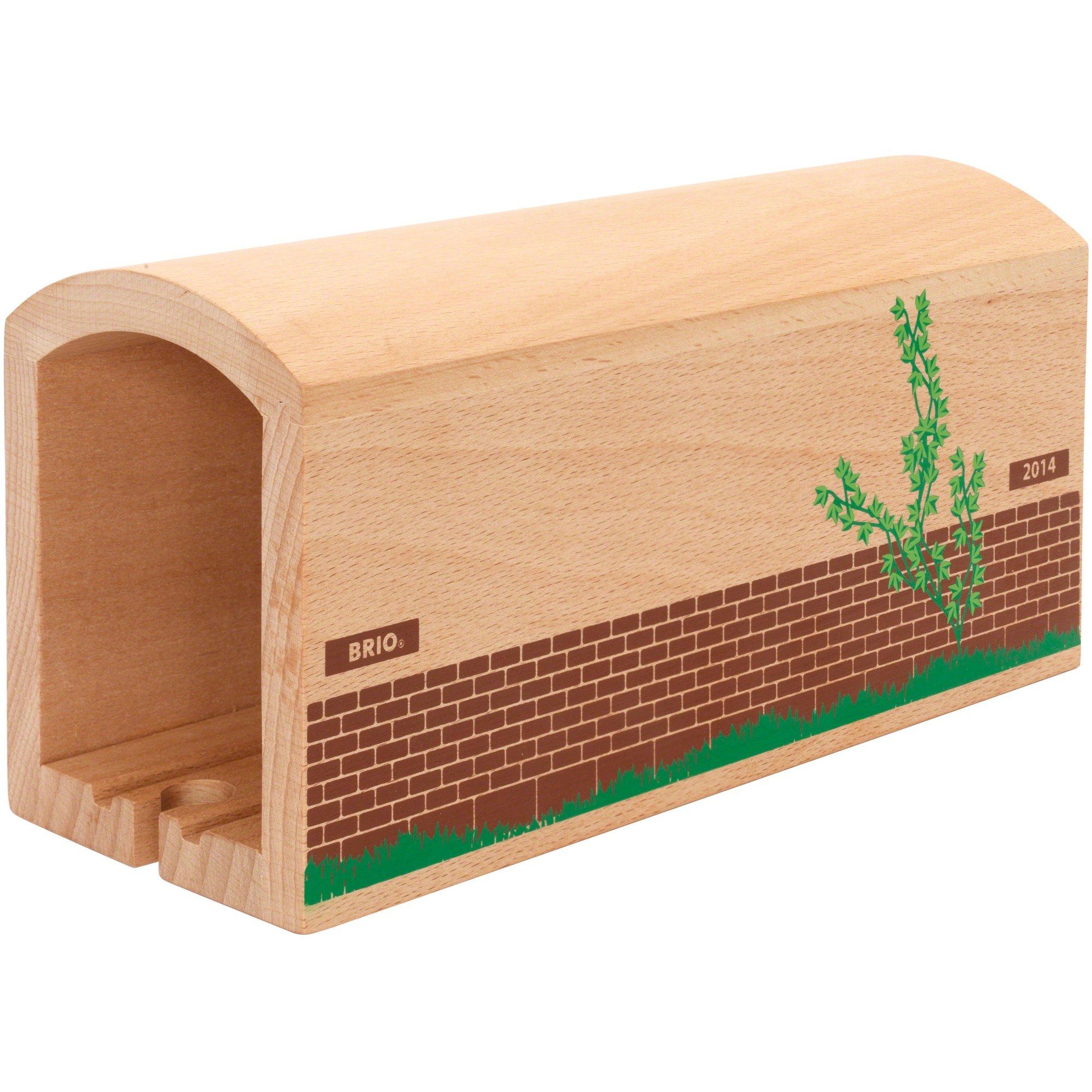Spielzeugeisenbahn-Set BRIO World World Hoher Holz-Tunnel, Bahn