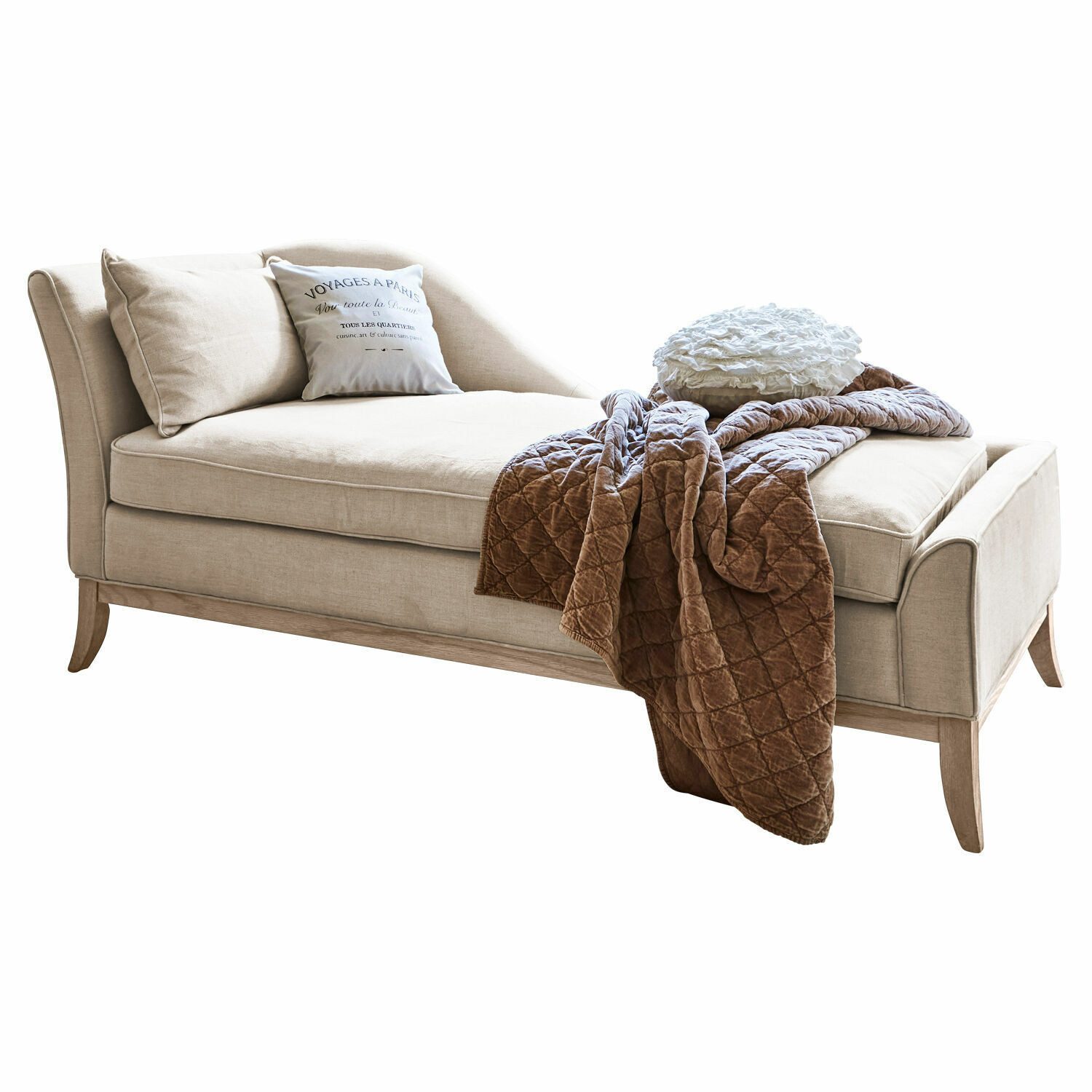 Mirabeau Sofa Chaiselongue Alphonse beige