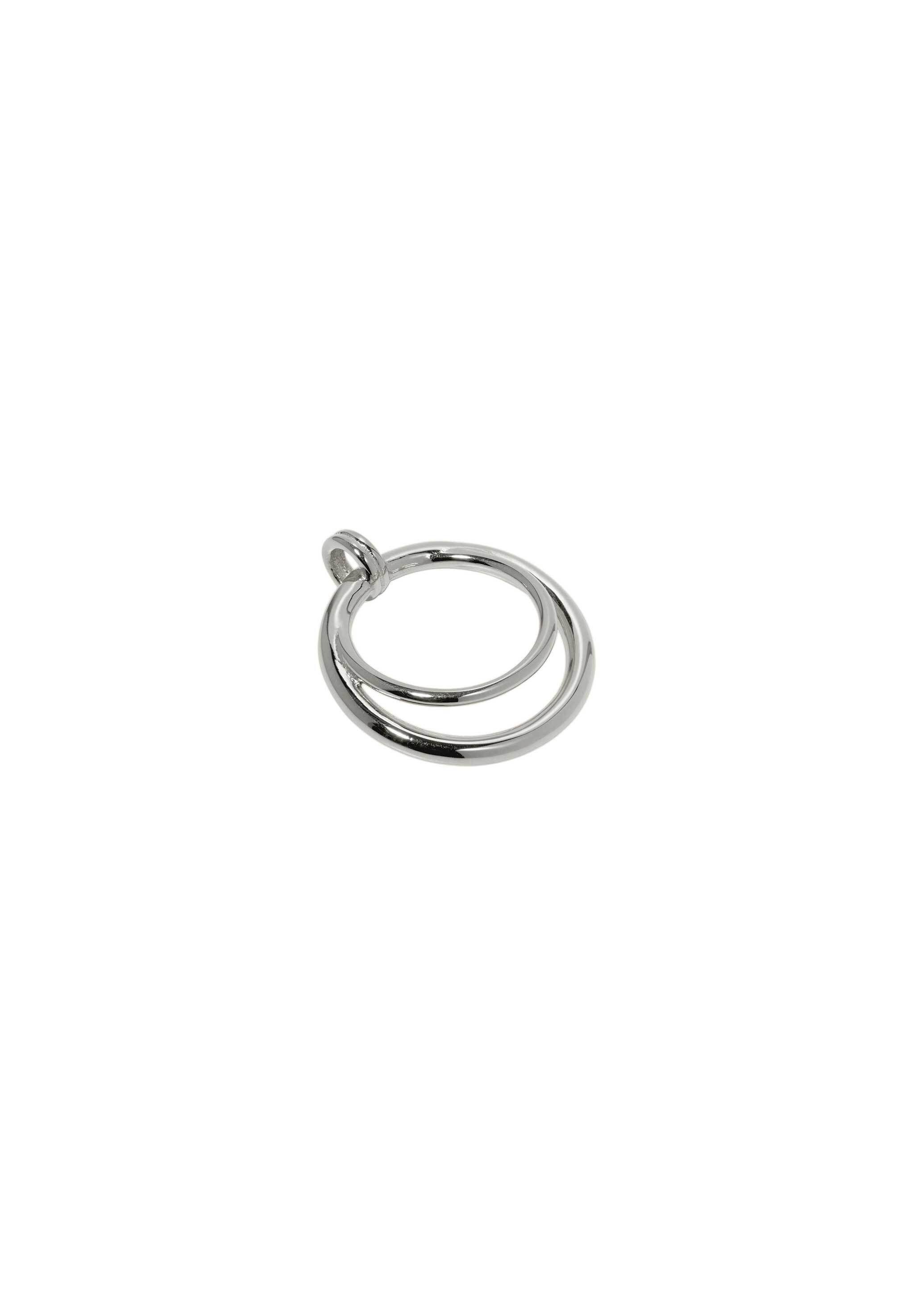 Stilnest Kettenanhänger Duo Kreise 925 Sterling Silber