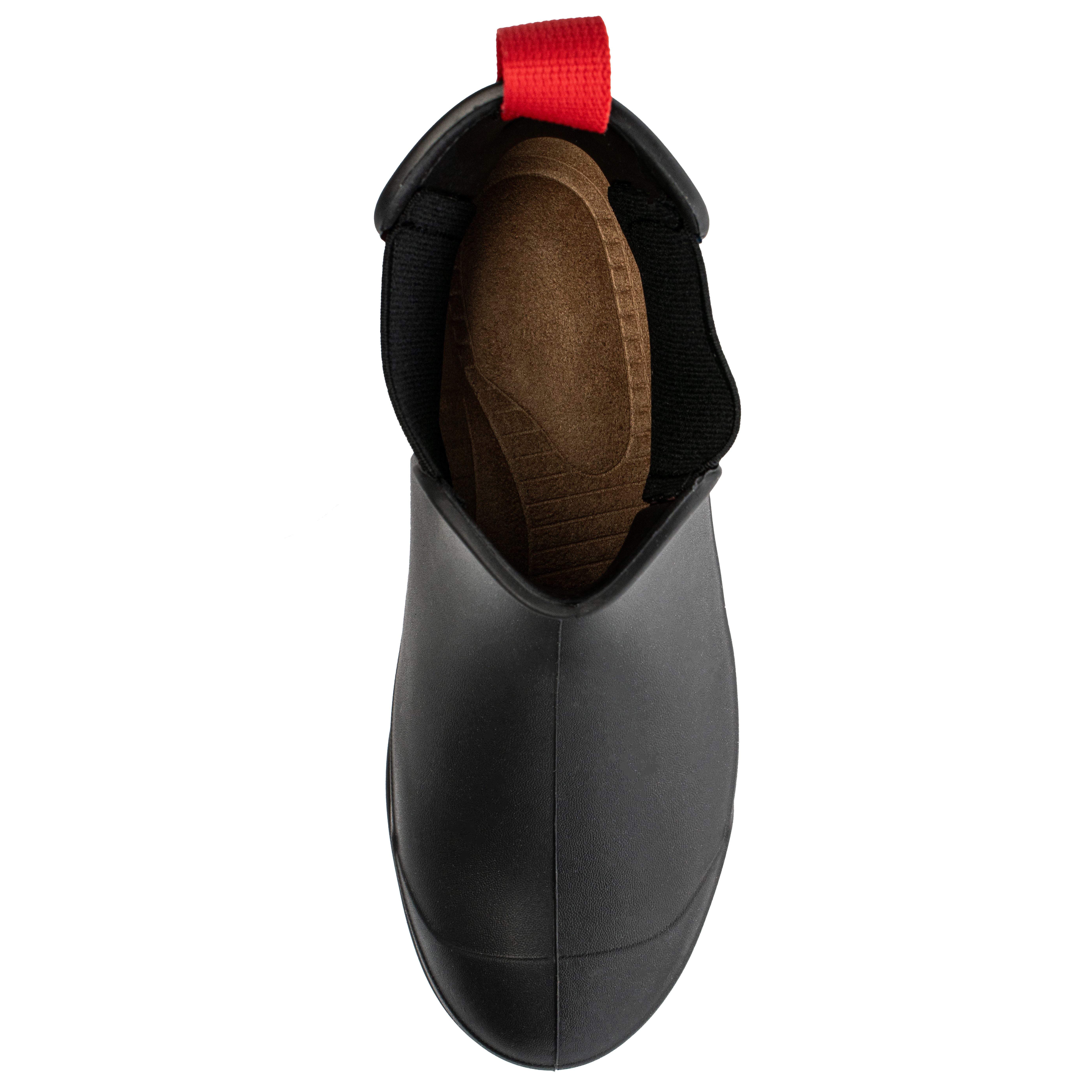 Fischer-Markenschuh Stella Gummistiefelette aus EVA, Regenbogen-Gummizug, leicht, EInlegesohle herausnehmbar