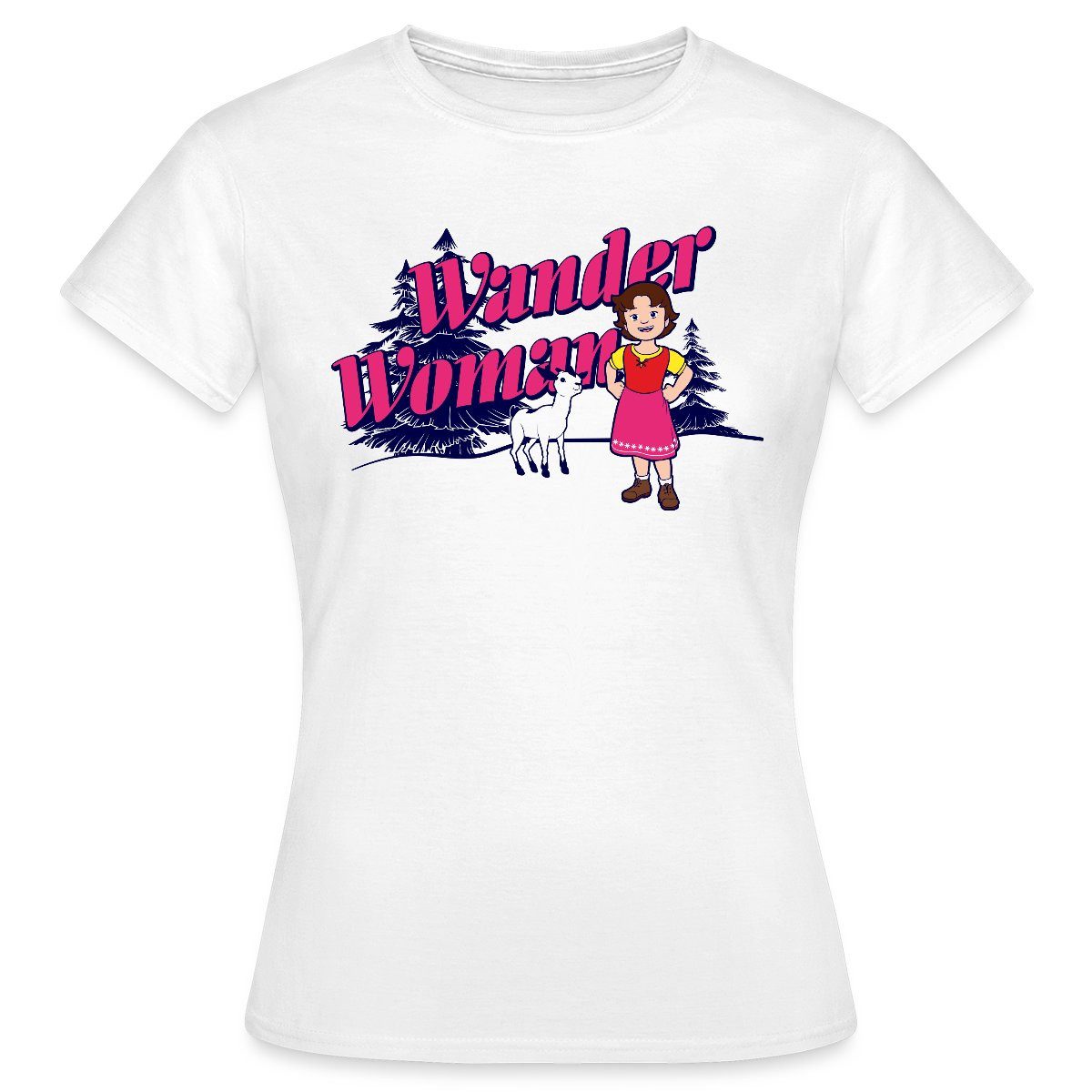 Spreadshirt T-Shirt Heidi Wander Woman Frauen T-Shirt (1-tlg) günstig online kaufen