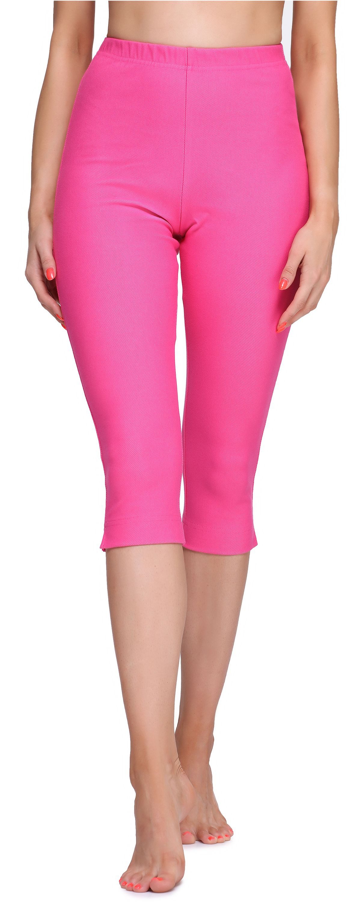 Leggings Damen 3/4 Capri Leggings MS10-289