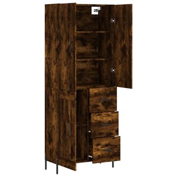 furnicato Sideboard Highboard Räuchereiche 69,5x34x180 cm Holzwerkstoff