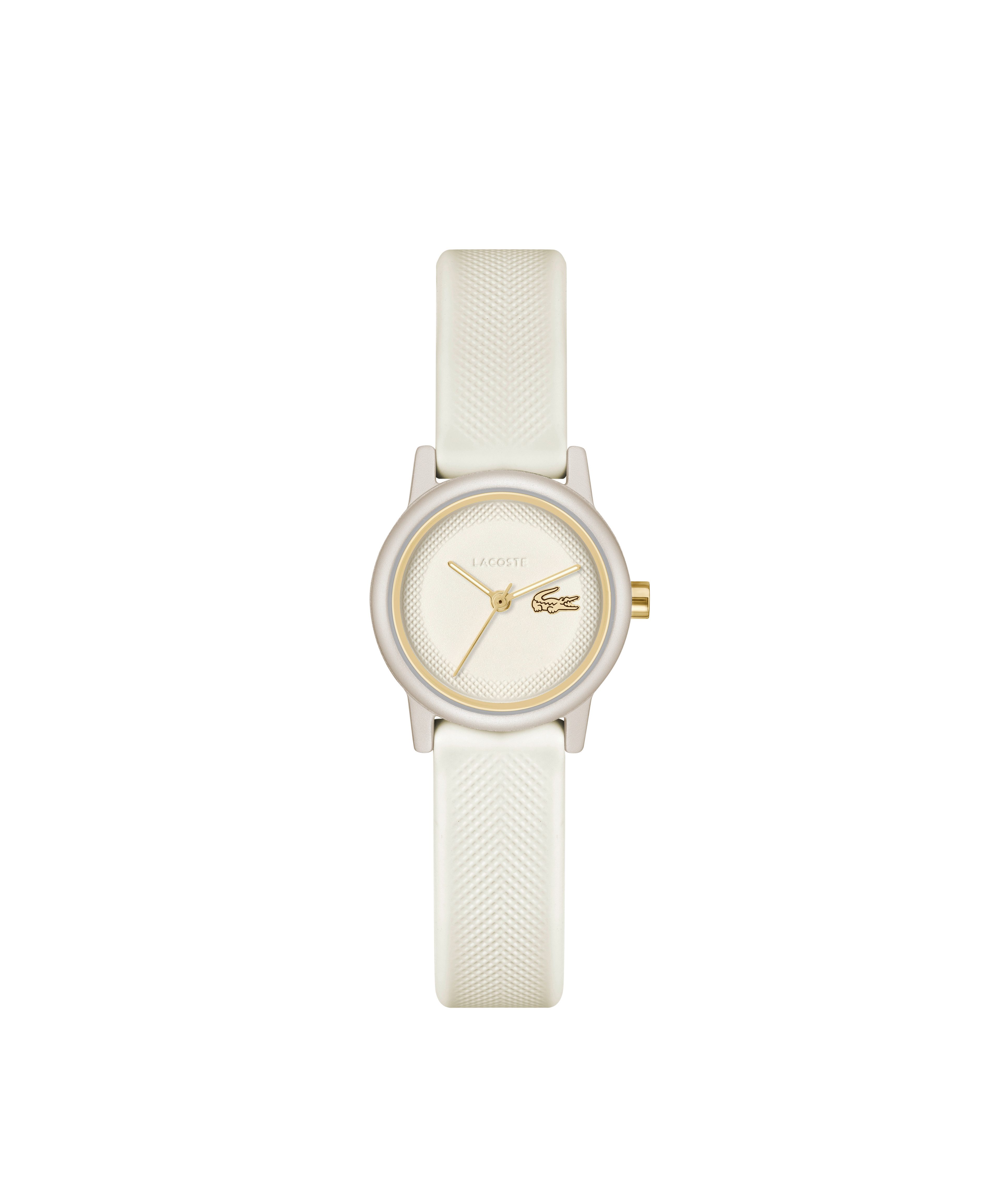 Lacoste Quarzuhr LACOSTE.12.12 SWIFT 2001509, Armbanduhr, Damenuhr, Silikonarmband, analog