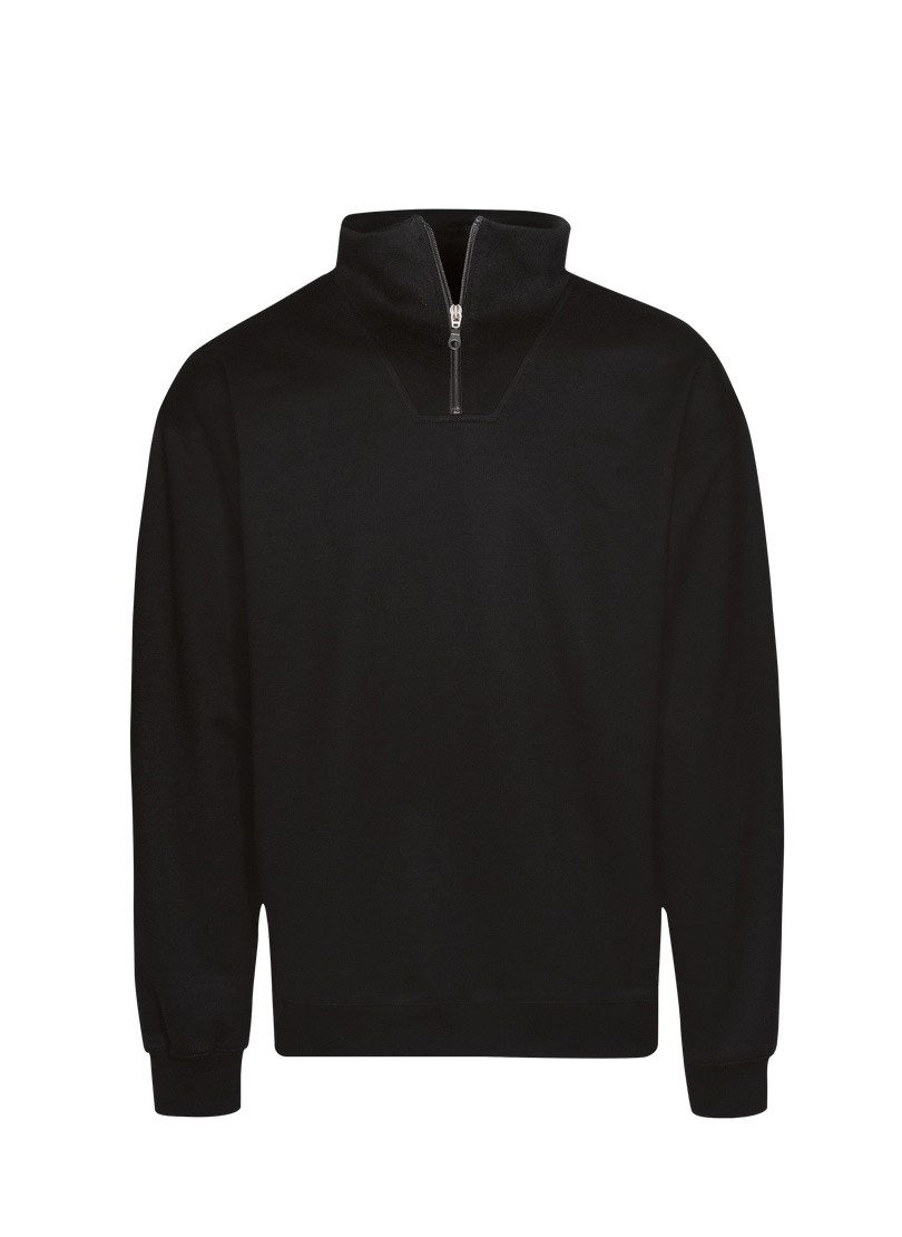 Trigema Sweatshirt TRIGEMA Troyer in bequemer Sweat-Qualität günstig online kaufen