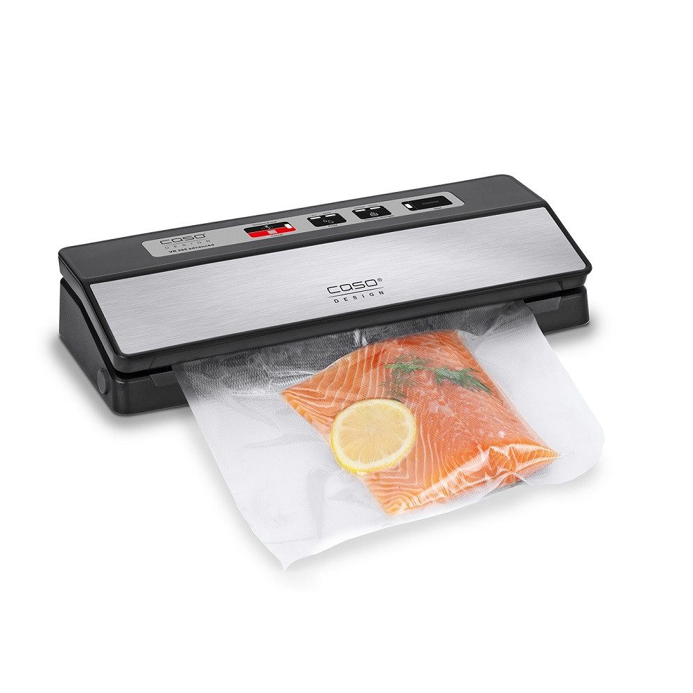 Caso Vakuumierer VR 394 Vakuumiergerät mit Doppelschweißnaht, Vakuumierschlauch Länger Frische & Sous-Vide Ready