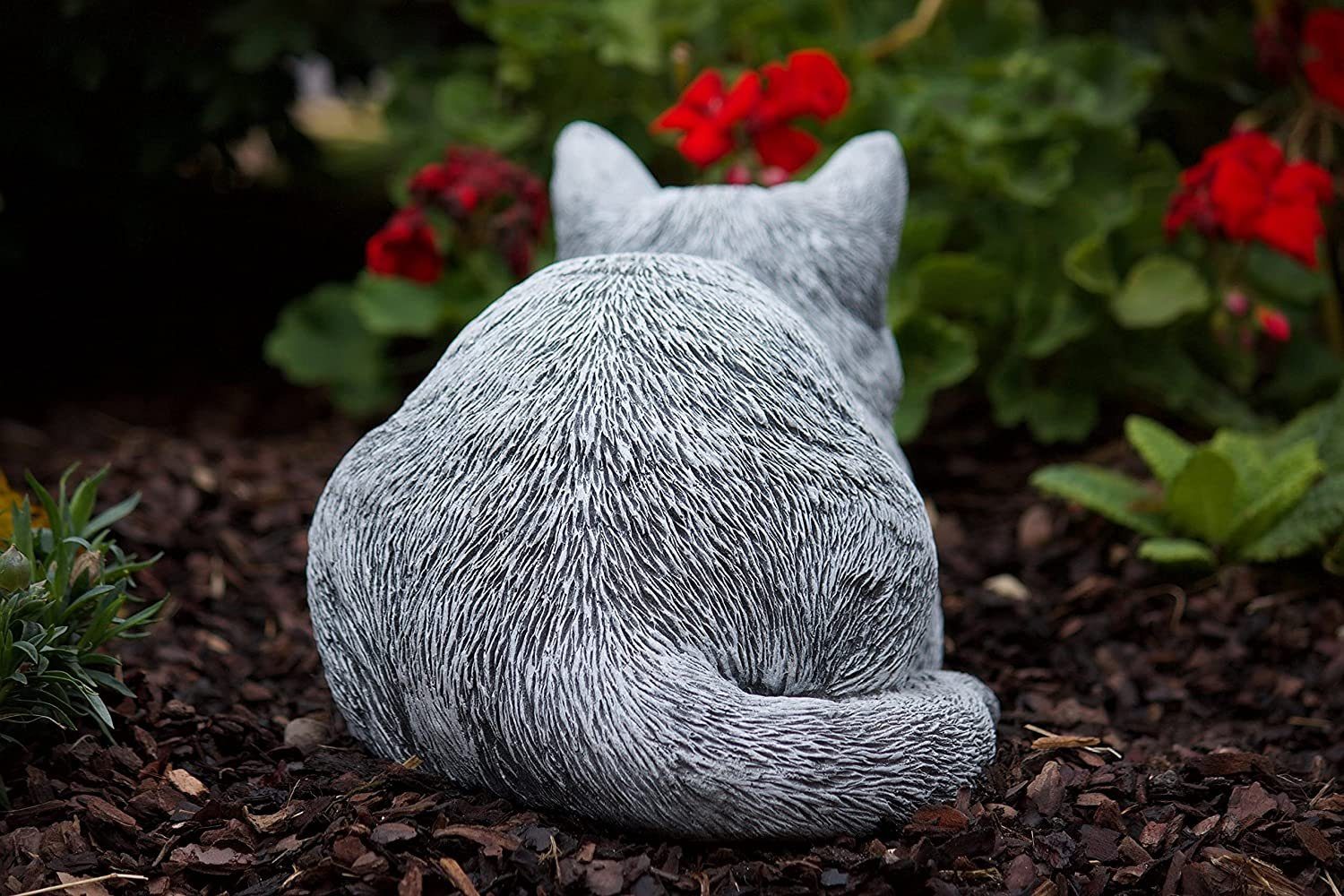 Stone and Style Gartenfigur Frostfeste Steinfigur Katze Träumerle – Bild 5 von 5