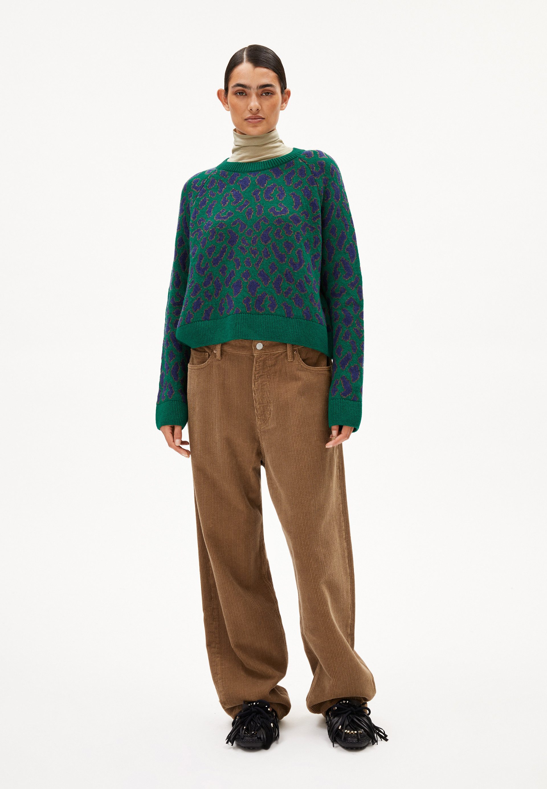 Armedangels Strickpullover DILIRIAA LEOPAA Pullover aus recyclem Bio-Woll M günstig online kaufen