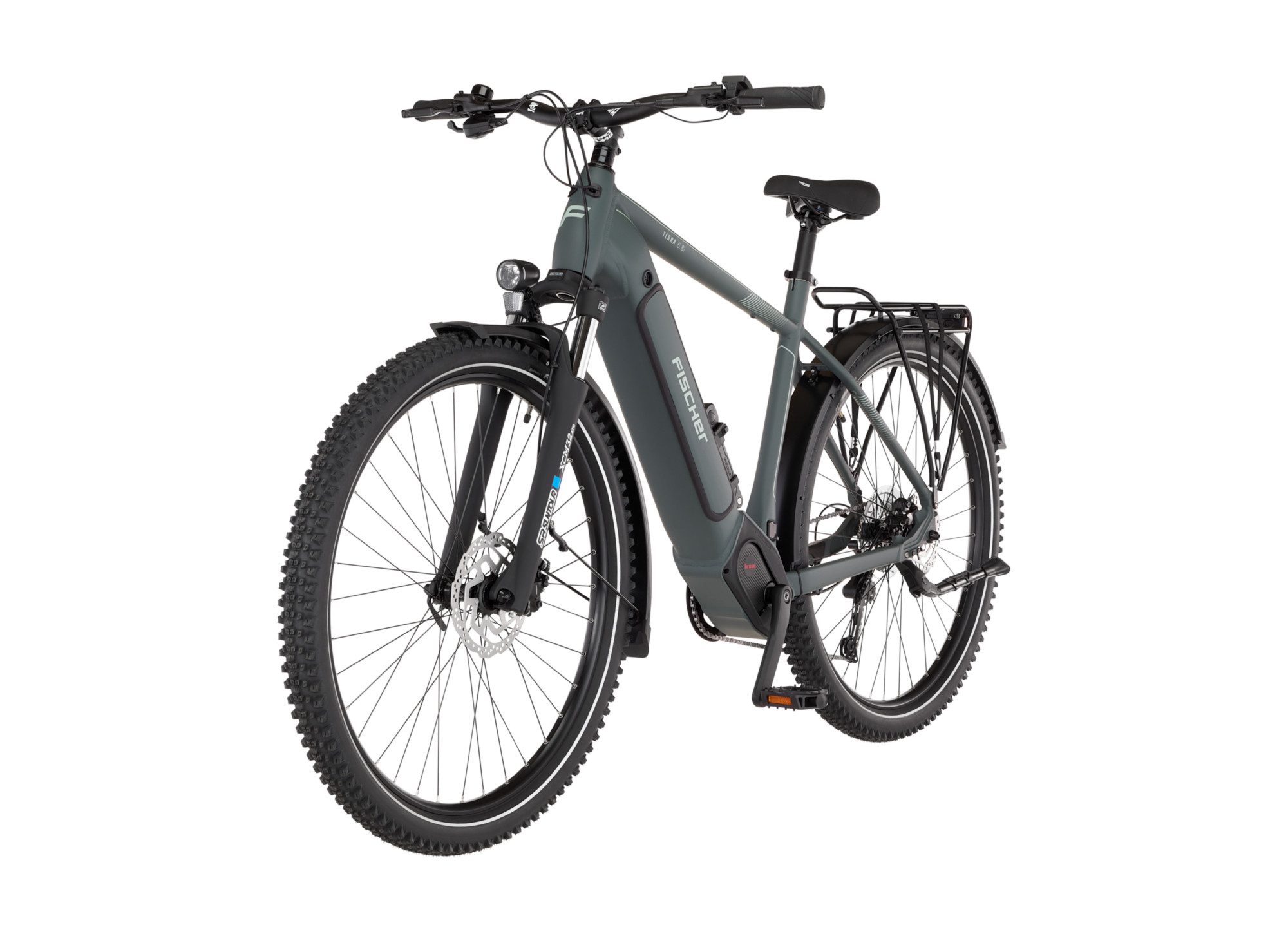 FISCHER Fahrrad E-Bike Trekkingrad TERRA 6.8I 711 ULTIMATE, 9 Gang Shimano Cues RD-U3020 Schaltwerk, Mittelmotor, 711 Wh