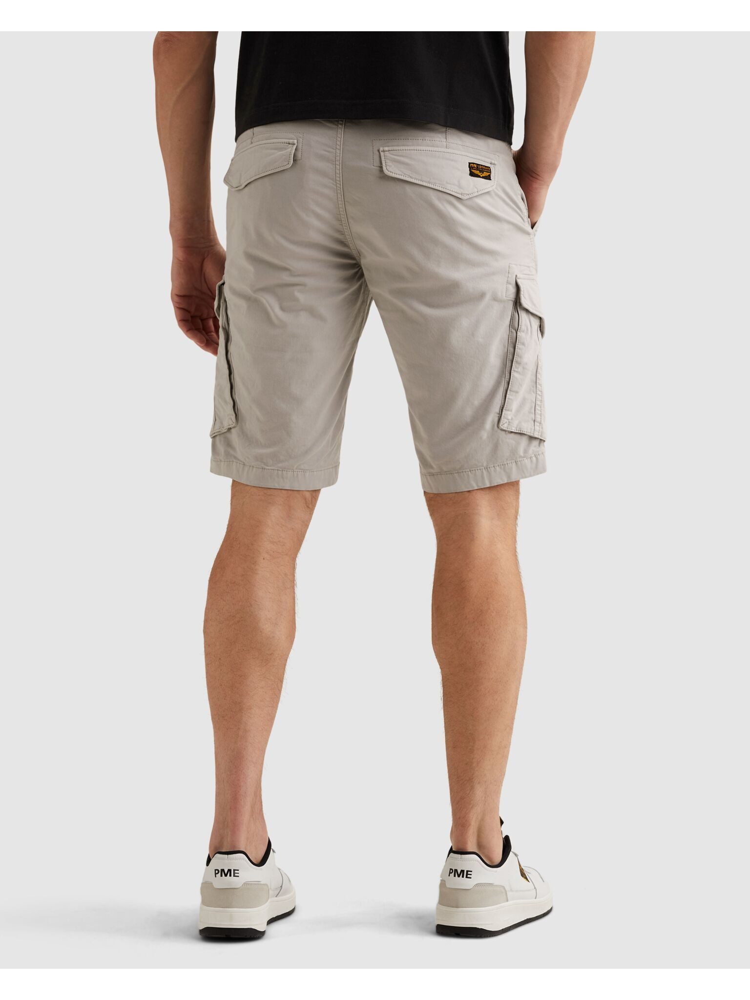 PME LEGEND Cargobermudas NORDROP CARGO SHORTS STRETCH TWILL normale Passform, mit Gürtelschlaufen, unifarben – Bild 2 von 5
