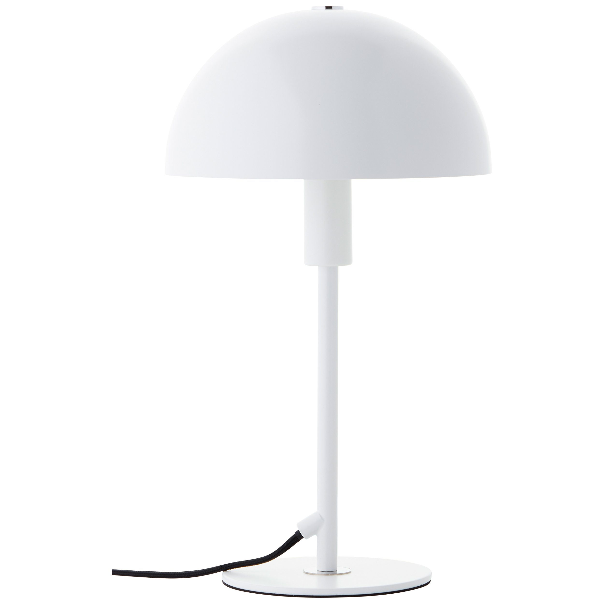 Lightbox Tischleuchte, ohne Leuchtmittel, Pilz-Tischleuchte, cm Höhe, E14, weiß/silberfarben Metall, 36