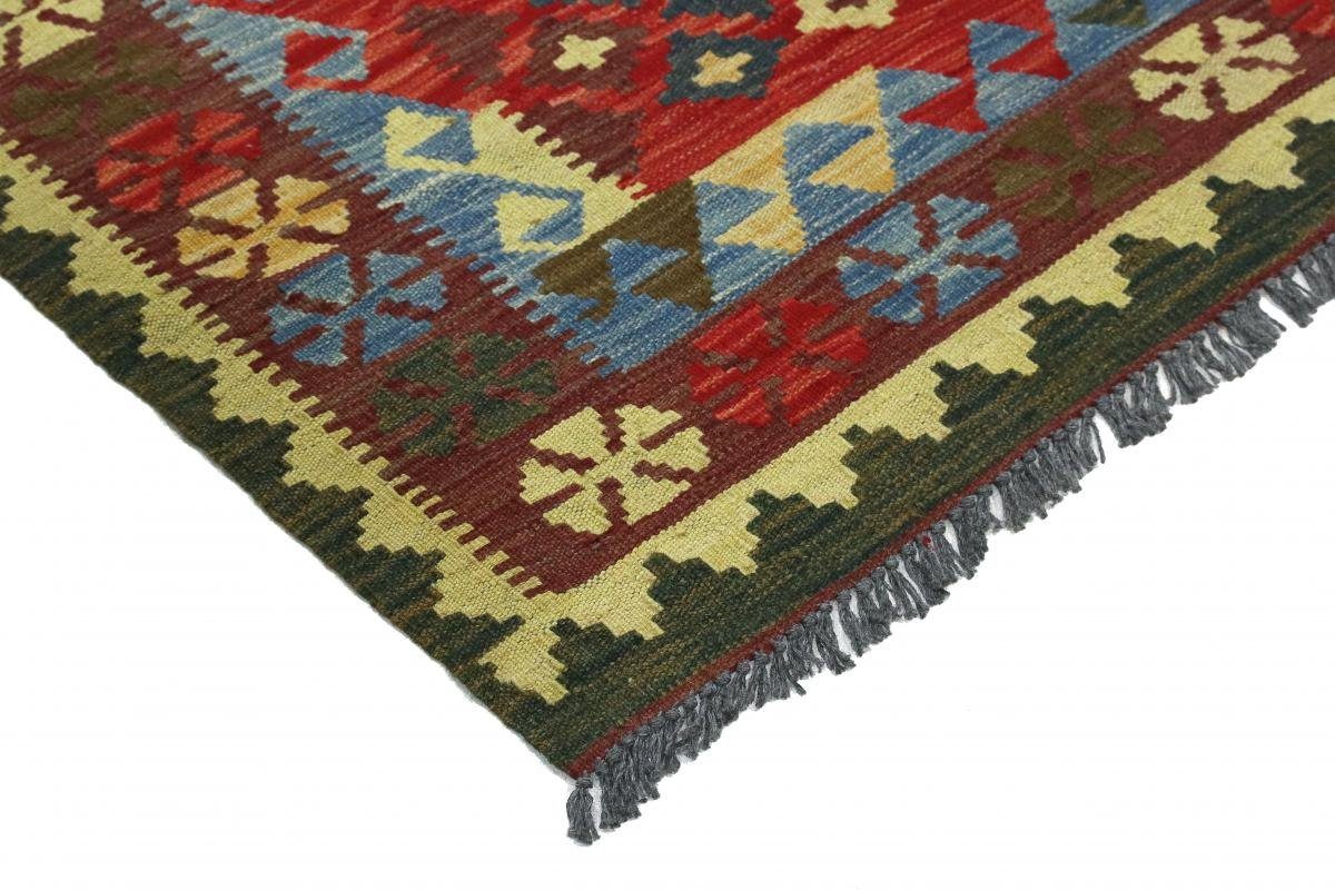 Orientteppich Kelim Afghan 102x199 Läufer, Orientteppich mm rechteckig, Handgewebter 3 Nain Höhe: Trading