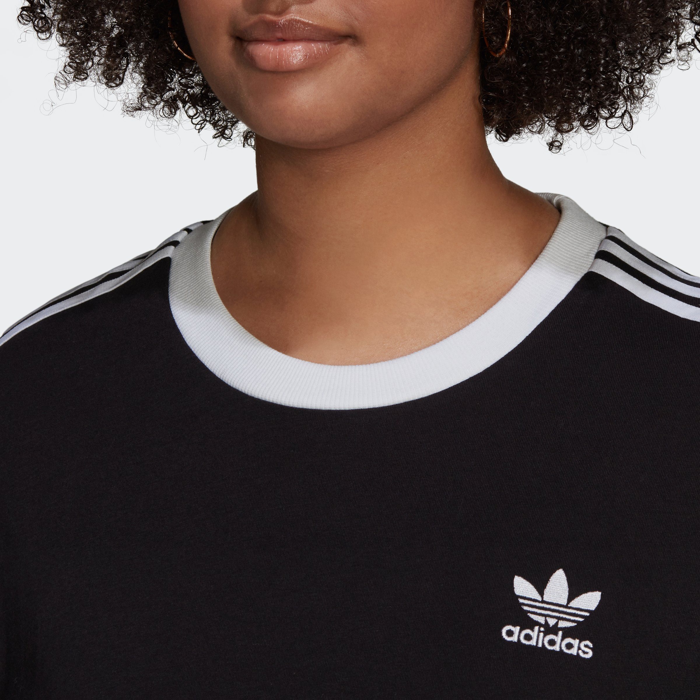 adidas Originals T-Shirt ADICOLOR GROSSE 3-STREIFEN CLASSICS BLACK – GRÖSSEN