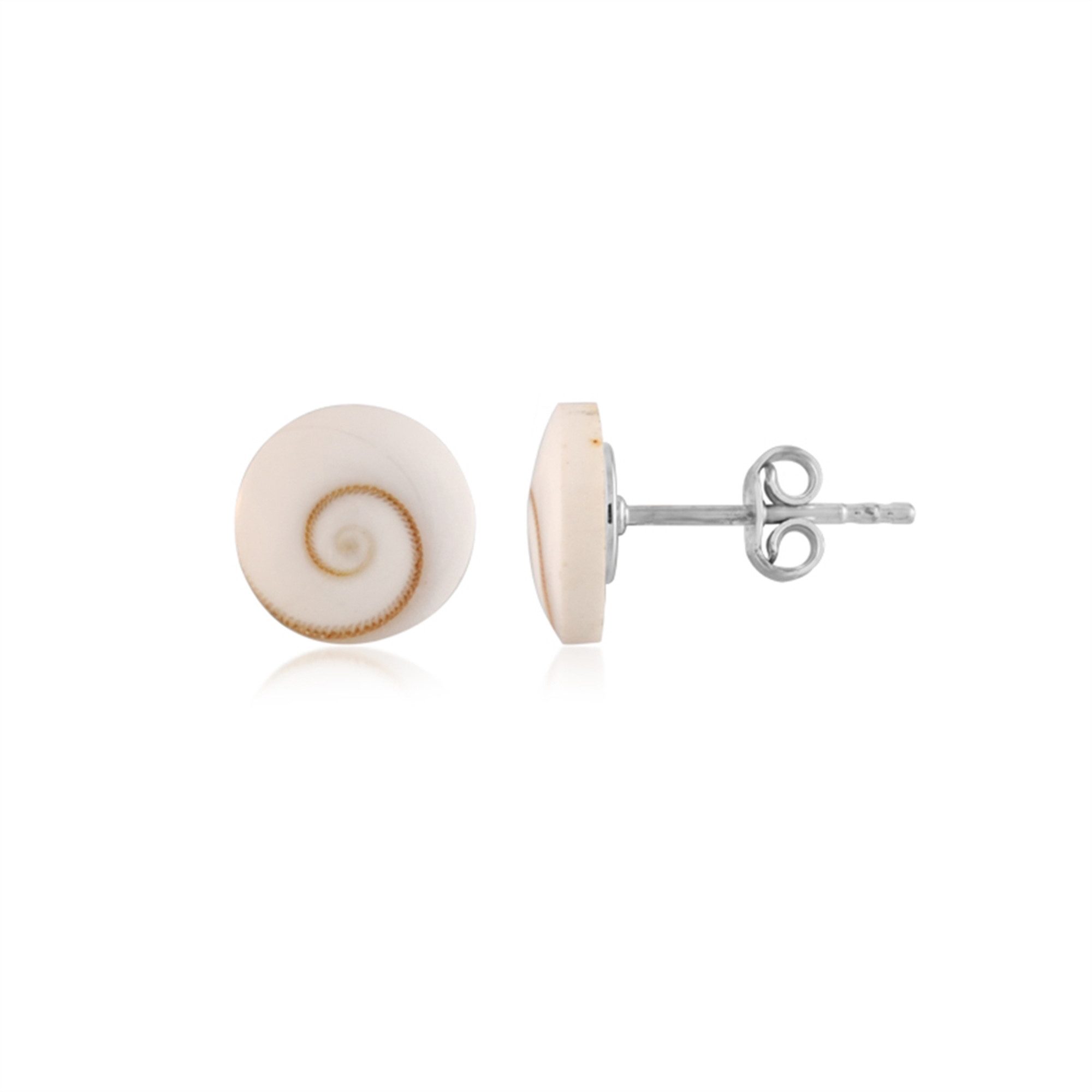 Cavill Ohrring-Set Cavill 925er Sterling Silber Серьги Shiva Auge, 10 mm Cabochon (2-tlg)