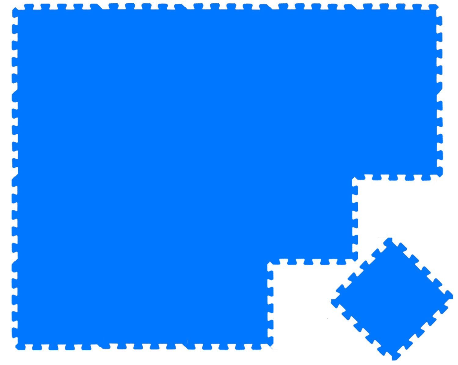 LittleTom Puzzlematte ab dem 1. Tag - 18 Teile Baby Spielmatte - 30 x 30 Kinder Krabbelmatte, (18-tlg), Spielunterlage für Babys und Kleinkinder - Kinderzimmer Puzzleteppich