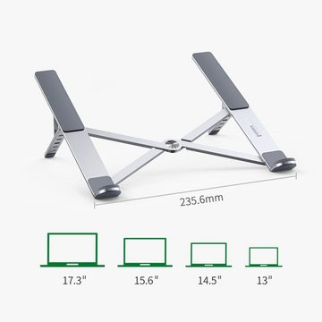 UGREEN Laptop Ständer Faltbar Verstellbar Aluminium Laptopständer Laptop-Ständer