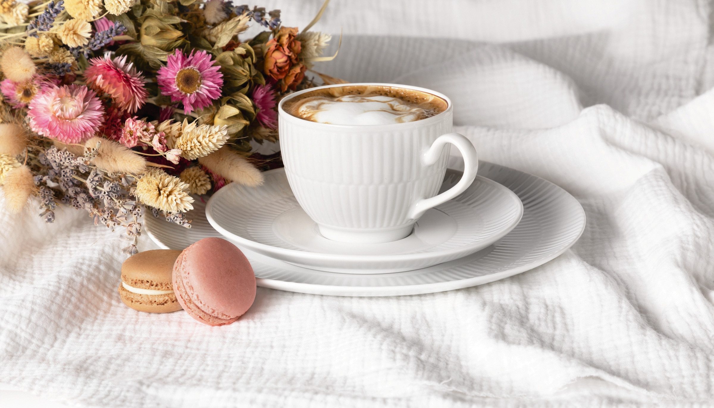 Seltmann Weiden Kaffeeservice Geschirr-Set, 18 Teile, Amina (18-tlg), 6 Personen, Porzellan, Tassen, Untertassen, Teller, Made in Germany, 18 Teile, für 6 Personen