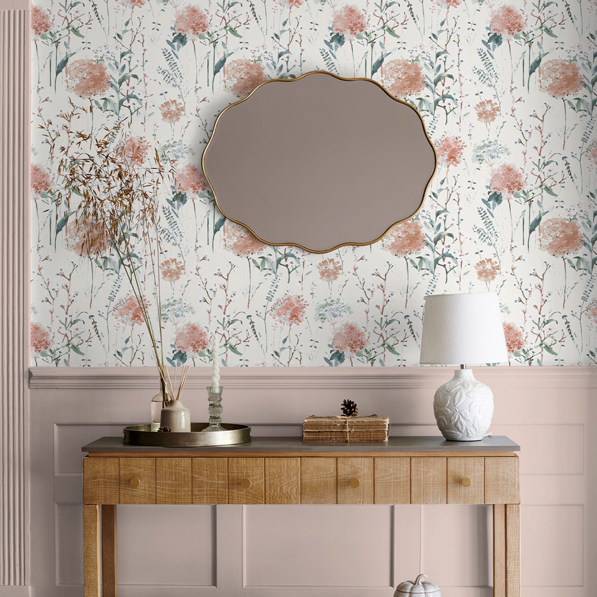 LAURA ASHLEY Vliestapete PALLINGTON, glatt, floral, (1 St), Design Tapeten günstig online kaufen